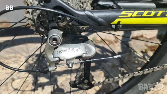 Алуминиев планински dirt jump Scott Aspect 27,5" цола инча с Shimano XT и вилка Manitou Black, снимка 11 - Велосипеди - 55309508