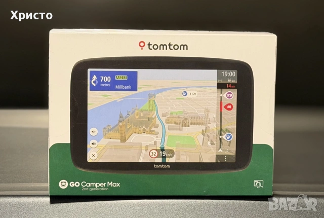 НОВО!!! GPS навигация за кемпери, каравани и моторхоуми TomTom GO Camper Max 2nd Generation (7”), снимка 2 - Аксесоари и консумативи - 55227838