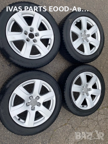 Джанти 17”/5х112 със зимни гуми 225/50/17,Audi A6, снимка 2 - Гуми и джанти - 55027271