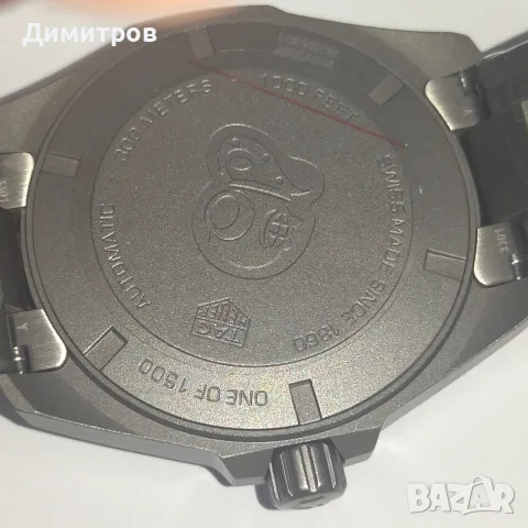 НОВ Tag Hauer Aquaracer Date Bamford, Automatic, Titanium, лимитиран, снимка 10 - Мъжки - 55681522