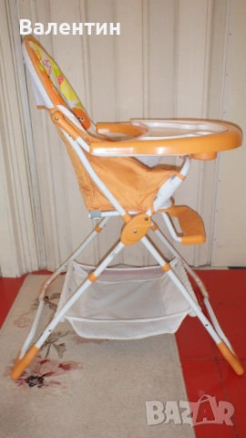 Детско столче за хранене Lorelli Bravo Orange Fruits, снимка 6 - Столчета за хранене - 54009148