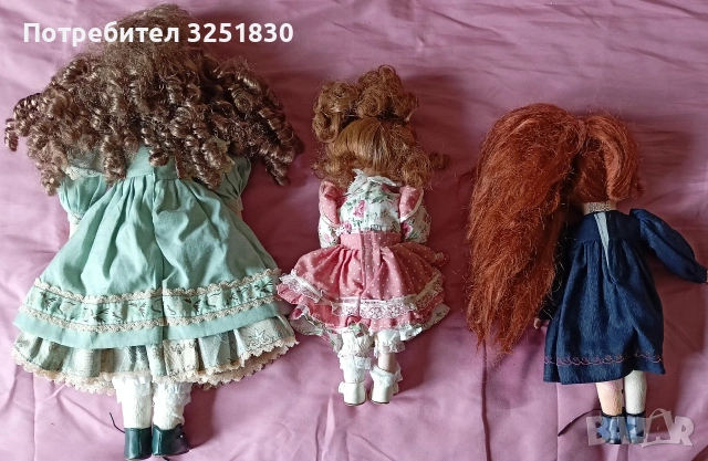 Красиви колекционерски порцеланови кукли от 90-те години, снимка 2 - Кукли - 54481238