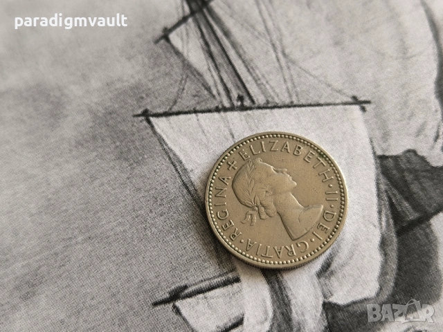 Монета - Великобритания - 1 шилинг | 1961г., снимка 2 - Нумизматика и бонистика - 54238200