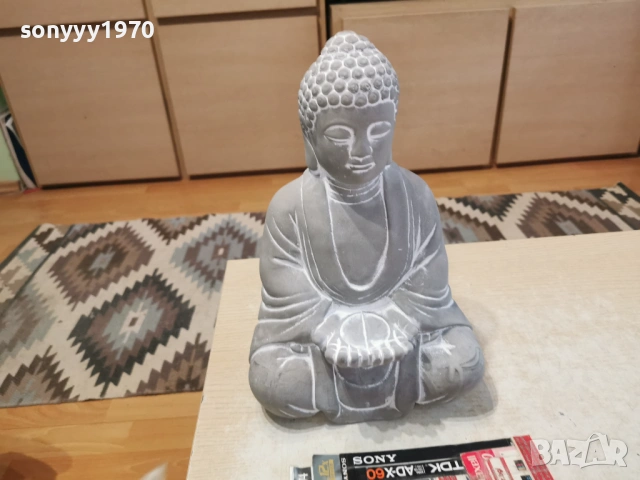 БУДА-МАСИВНА ФИГУРА 33Х20Х18СМ 0205261914, снимка 10 - Колекции - 54391483