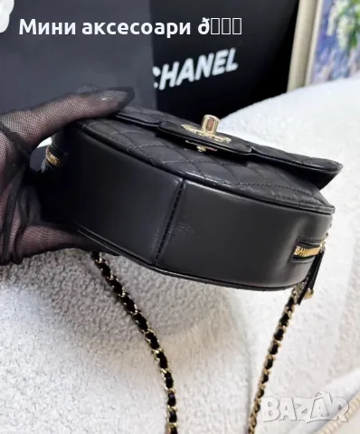 CHANEL чанта сърце, снимка 7 - Чанти - 55465418