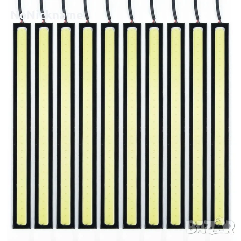 10бр. 17см DRL Дневни светлини за автомобили, водоустойчиви 12V LED COB , снимка 5 - Аксесоари и консумативи - 54541451