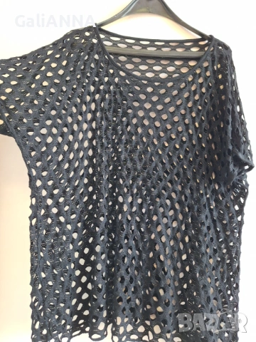 СТРАХОТНА МРЕЖЕСТА ТУНИКА 2XL-4XL, снимка 3 - Туники - 54813454