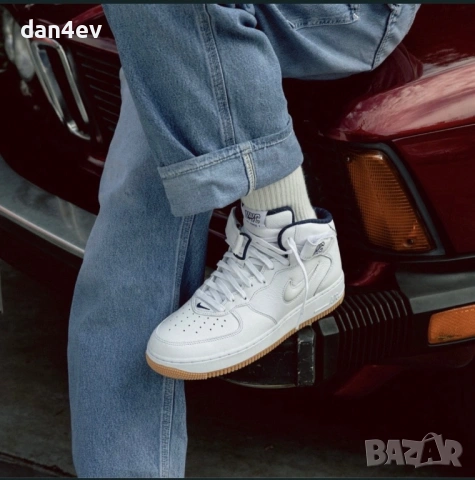 Air Force 1 Mid Jewel "NYC Midnight Navy" , снимка 8 - Маратонки - 54197245