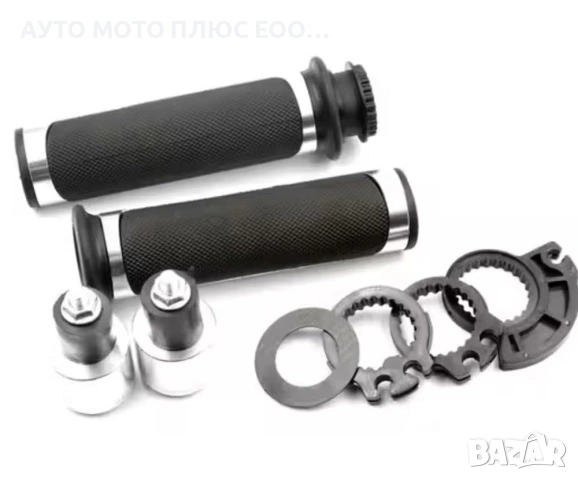Универсални спортни ръкохватки (грипове) за мотор Barracuda Basic - Сив, снимка 3 - Аксесоари и консумативи - 54401926