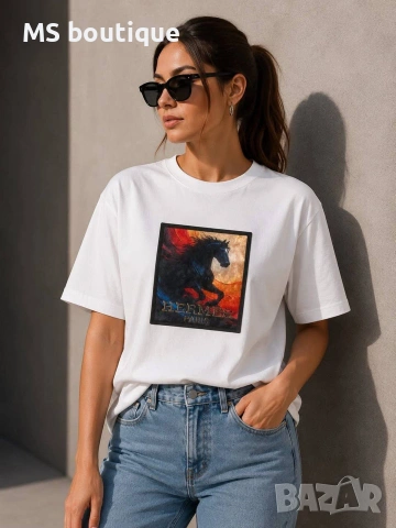 Дамски тениски Hermes , снимка 2 - Тениски - 55167290