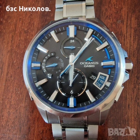 Мъжки използван часовник Casio Oceanus OCW-G2000-1AJF GPS,Bluetooth,Sapphire Cristal., снимка 3 - Мъжки - 54186167