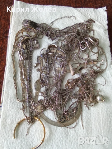 100 грама сребърни накити за поправка за реставрация за части или за материал 42002, снимка 6 - Колиета, медальони, синджири - 54212493