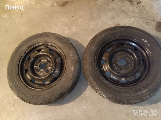 Оригинални железни джанти 14 за АУДИ 80 В3 AUDI 8O B3, снимка 2 - Гуми и джанти - 55238396