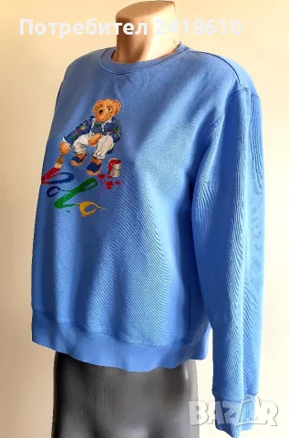 POLO Ralph Lauren Bear Womens Size S ОРИГИНАЛ! Дамски Суичър!, снимка 7 - Суичъри - 55285552