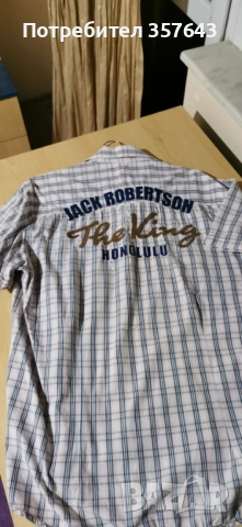 Мъжка риза с къс ръкав, снимка 3 - Ризи - 54281963