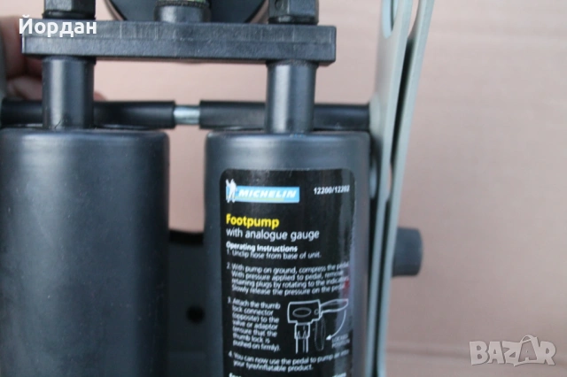 Крачна помпа за кола/колело Michelin, снимка 9 - Аксесоари и консумативи - 53999358
