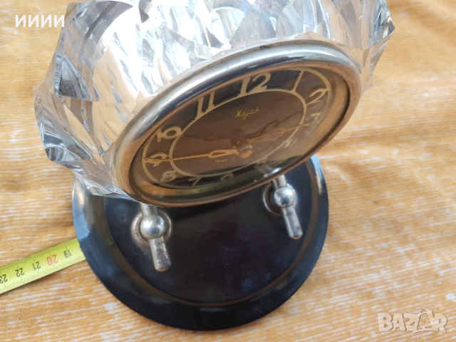 Каминен часовник Маяк , снимка 5 - Антикварни и старинни предмети - 54306195