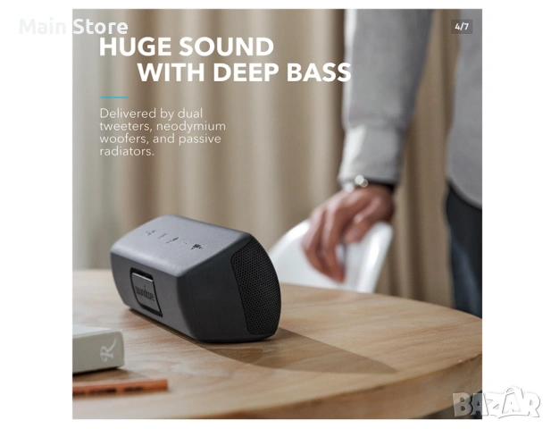 Anker Soundcore Motion Plus Bluetooth безжична колонка тонколона, снимка 5 - Bluetooth тонколони - 54502749