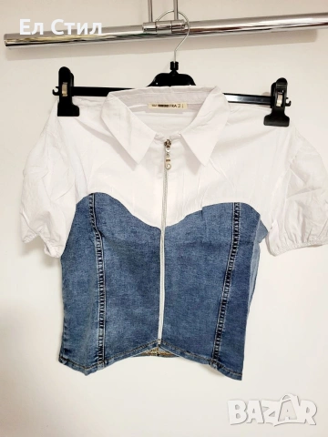 ⚜️Риза с цип Л Л 12 €