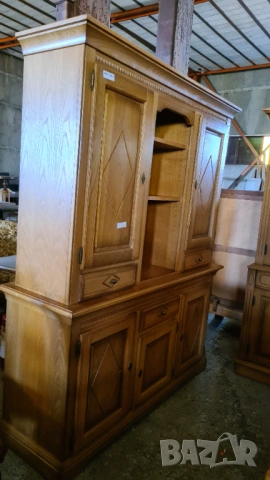 Уникален масивен дъбов бюфет – Елегантност и стил за Вашия дом!, снимка 7 - Бюфети - 54202993