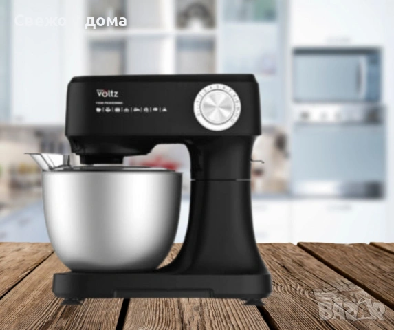 Планетарен миксер с купа, Oliver Voltz - наличен в червено и черно - гаранция 2 години!, снимка 3 - Миксери - 54051609
