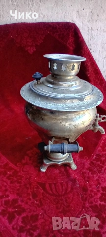 Руски самовар за чай, снимка 5 - Антикварни и старинни предмети - 54600674