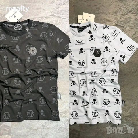 Philipp Plein Нова Мъжка Тениска Два Цвята 