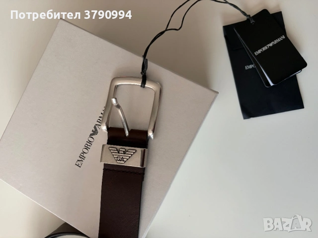 Продава се НОВ оригинален колан Emporio Armani, снимка 3 - Други - 54444317