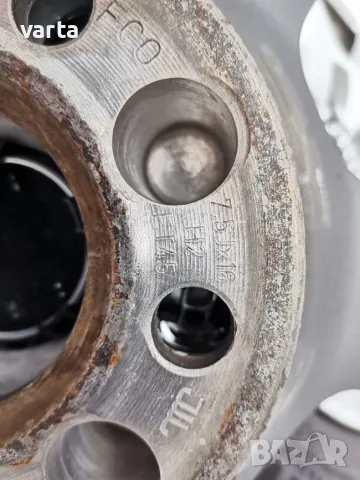 4бр ОРИГИНАЛНИ НЕМСКИ ЛЕТИ Audi джанти 5Х112, 16" с гуми GOODYEAR EFFICIENT GRIP 225/55/16, снимка 10 - Гуми и джанти - 55339083