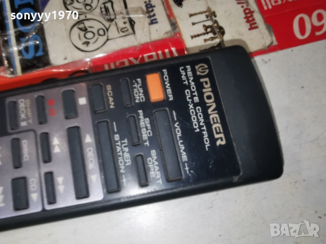 PIONEER CU-XC001 AUDIO REMOTE-ВНОС SWISS 0205261901М, снимка 10 - Ресийвъри, усилватели, смесителни пултове - 54391372