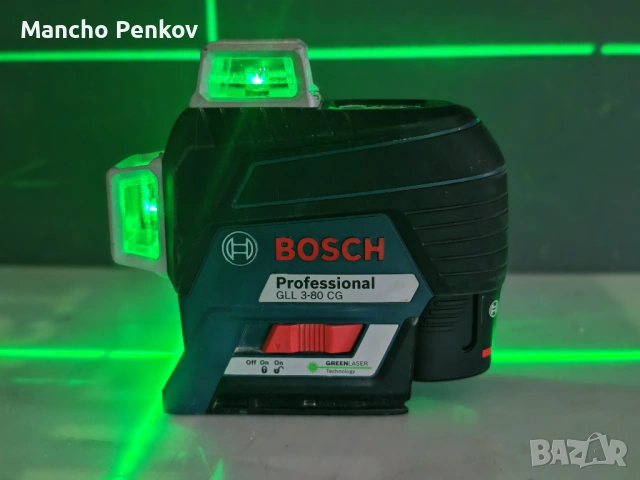 Bosch GLL 3-80 CG Professional нивелир, снимка 2 - Други инструменти - 54923380