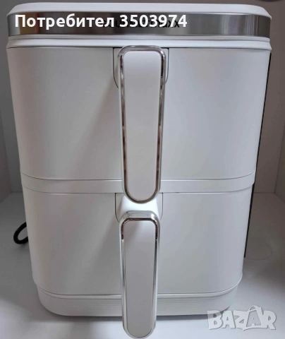 Вертикален двоен еърфраер Gourmetmaxx 10L , снимка 3 - Фритюрници - 54373767