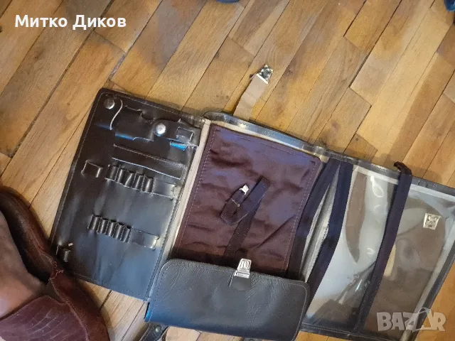 Командирска чанта естествена кожа нова 300х215х 80 мм #14, снимка 7 - Екипировка - 55300376
