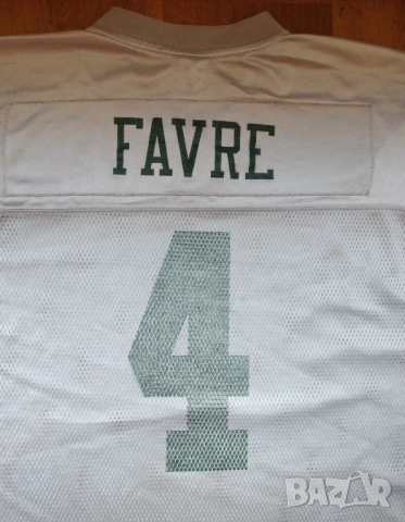 NFL Jursey / New York JETS , #4 Brett Favre , Reebok, снимка 6 - Спортни дрехи, екипи - 54666634