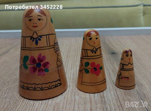Матрйошки комплект Русия три броя за ценители 