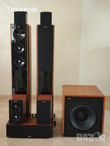 Тонколони JAMO S-606 Dark Apple 7.1 Sub Jamo550 Усилвател Onkyo TX-NR575E 