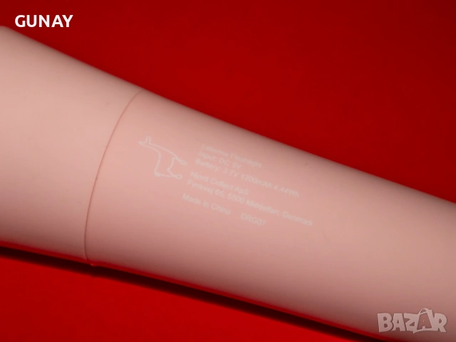 Lalarma Flashlight Rosa Премиум LED Фенерче USB-C Като Ново Розово Акумулаторно, снимка 6 - Друга електроника - 54265636