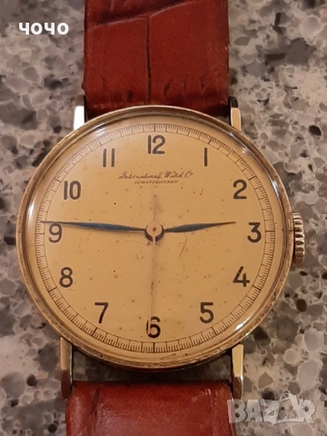 IWC SCHAUFFHAUSEN cal.89 златна каса, снимка 2 - Мъжки - 54161245