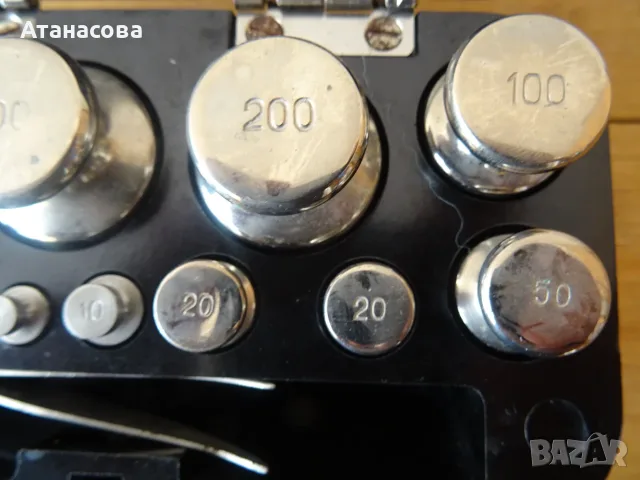 Комплект теглилки тежести грамове за везна 1973 г, снимка 4 - Везни - 55355262