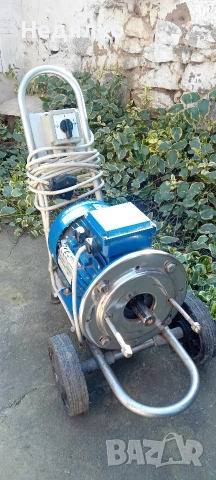 Италиански асинхронен електродвигател, стойка,кабел,ключ