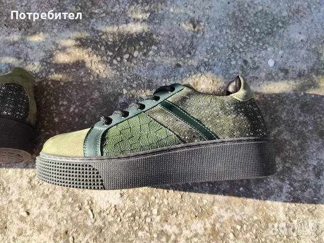 Нови маратонки от естествена кожа и велур, снимка 5 - Маратонки - 55366073
