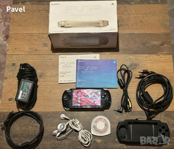 SONY PSP ПСП 3004 + 64GB + 230 игри Продава ce Sony PSP 3004 Black