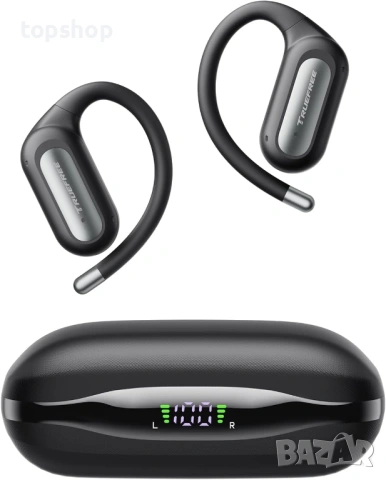 Нови спортни Bluetooth 6.0 слушалки Truefree DS1 Open-Ear – 40ч батерия, Смарт приложение 