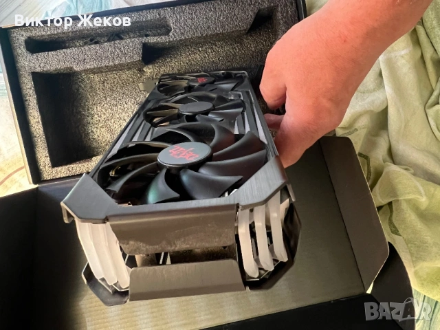 Гейминг видео карта AMD POWERCOLOR REDDEVIL RX6750XT 12 gb, снимка 2 - Видеокарти - 54882169