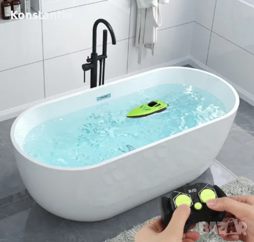 Водоустойчива RC лодка за деца и начинаещи, снимка 5 - Коли, камиони, мотори, писти - 55570126