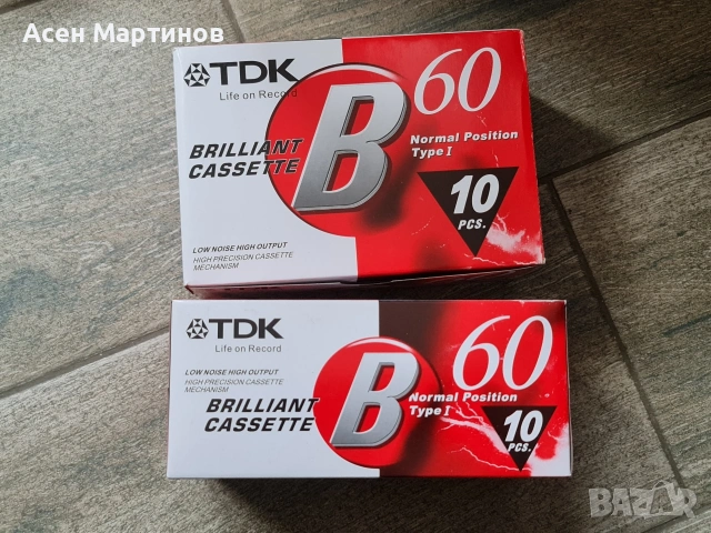Продавам аудио касети TDK B60 type 1, снимка 2 - Декове - 54178366