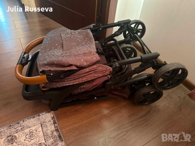  Лятна количка CHIPOLINO Ейприл сив лен, снимка 8 - Детски колички - 55151147