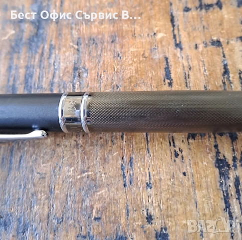 писалка Cerruti 1881 Черути Abbey Diamond Gun черен мат с диамантено гравиран корпус в кутия, снимка 11 - Ученически пособия, канцеларски материали - 54792242