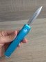 Microtech Ultratech OTF Double Edge Stonewash Turquoise., снимка 6