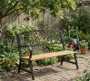 Отново налична Елегантна градинска пейка GARDEN LINE – здрава болтова конструкция, снимка 1